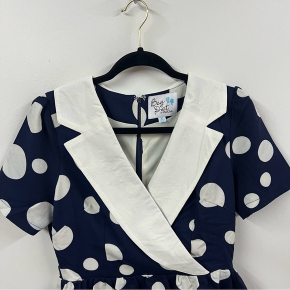 Bea & Dot by ModCloth Polka Dot Retro Style Dress - Picture 2 of 11